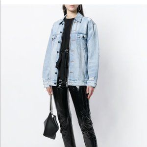 NWOT Denim x Alexander Wang Daze Zip Jacket Small